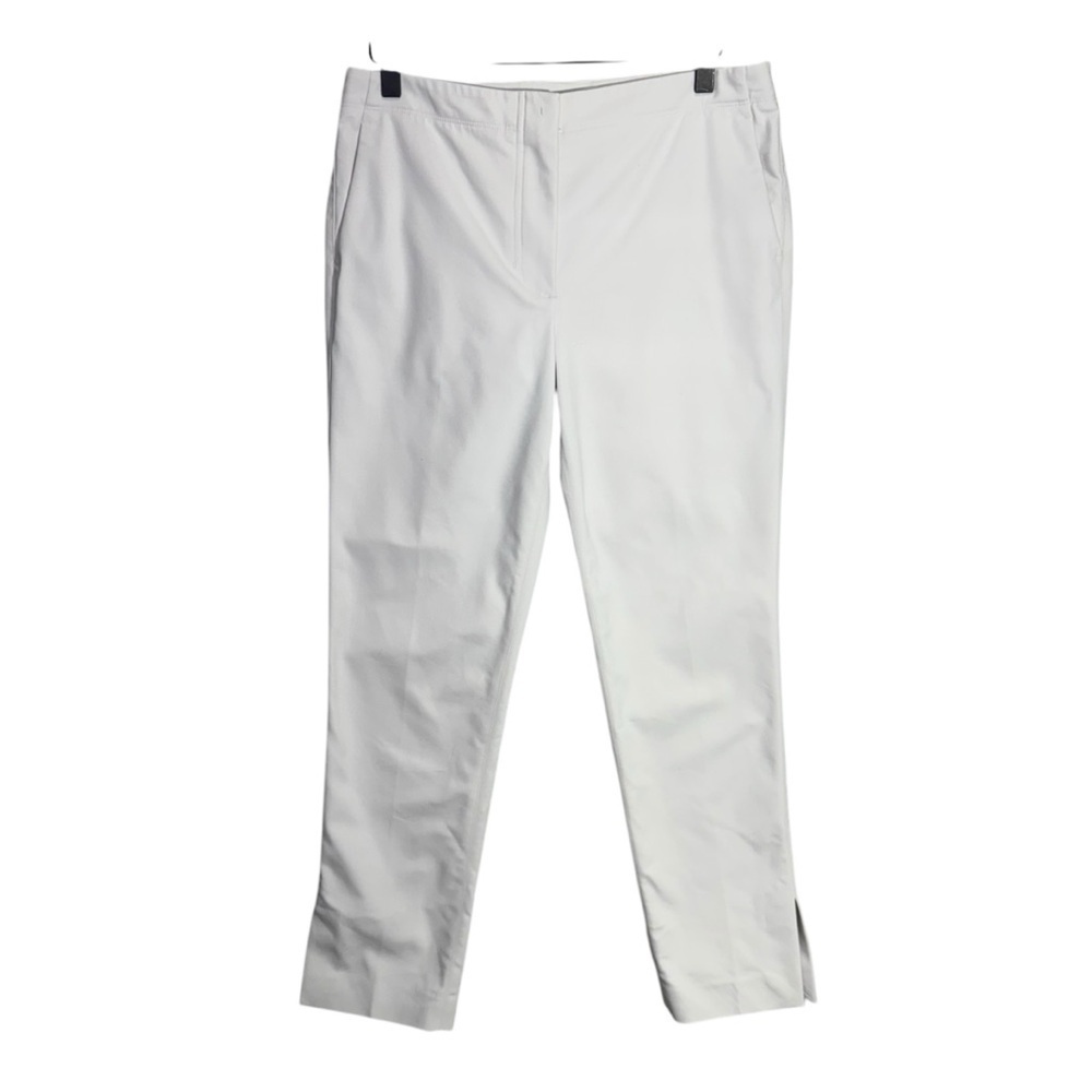 Helmut Lang Tan Trouser Pants Split Hem Size 6